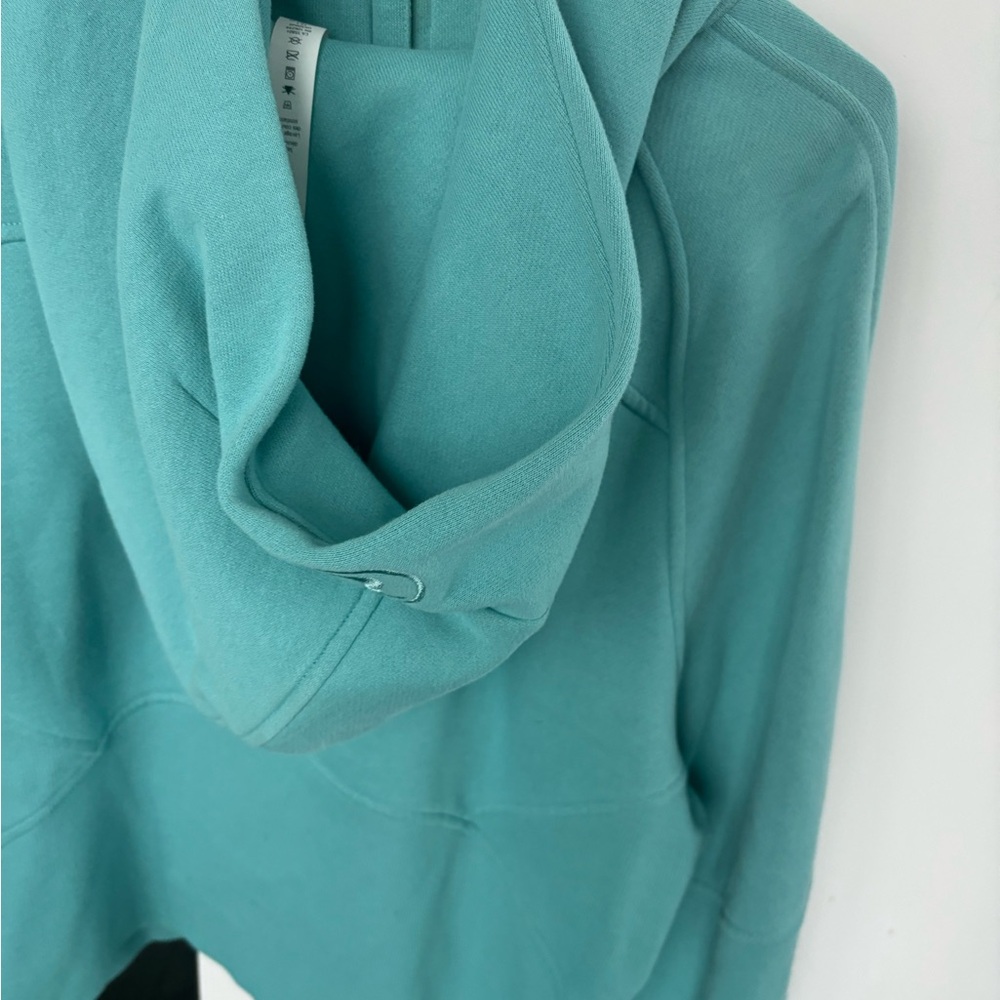 lululemon athletica Teal Half-Zip Hooded Sweatshirt - Picture 4 of 5